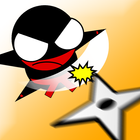 Jumping Ninja Shuriken : two Player game icône