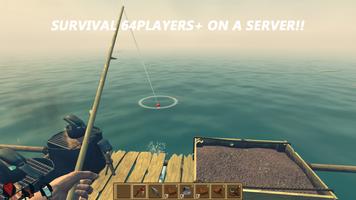 Raft Survival Multiplayer 3D تصوير الشاشة 1