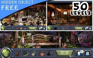 Hidden Object Game MidNight Castle Free 50 Levels Affiche
