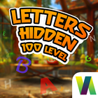 Hidden Letters 100 Level : Hidden Objects Game icône