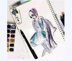 Hijab Design sketches Ekran Görüntüsü 1