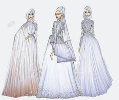 esboços de design hijab imagem de tela 2
