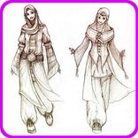 Hijab Design Sketches