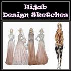 Hijab Design Sketches ไอคอน