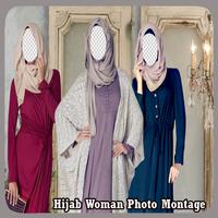 Hijab Woman Photo Montage โปสเตอร์