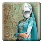 Hijab mariage éditeur photos icône