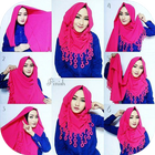 diy tutorial hijab ikon