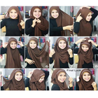 étape de la mode Hijabparétape icône