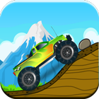 Hill Climb Monster Car Racing Zeichen