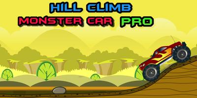 Hill Climb Monster Car Pro Affiche