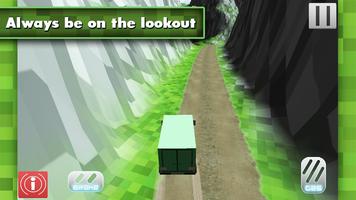 Hill Climb Blocky Truck PRO screenshot 1