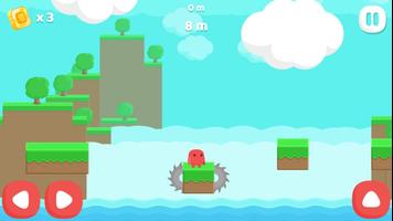 Red Monster Mega Jump: Fun run adventure ảnh chụp màn hình 1
