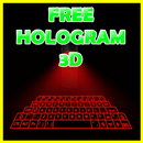Hologram 3D keyboard prank APK