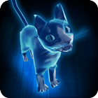 Hologram Cat Tom 3D icon