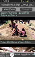 Holi Dancing Songs DANCE Video capture d'écran 1