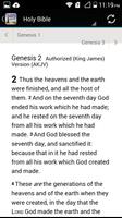 Authorized King James Bible capture d'écran 1
