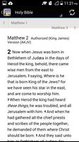 Authorized King James Bible تصوير الشاشة 3