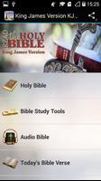 King James Version KJV Bible постер