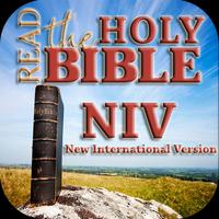 New International Bible NIV الملصق