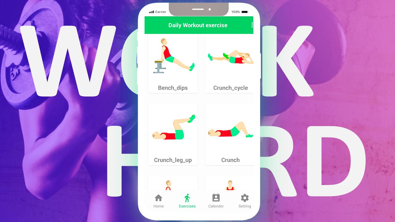 Home Exercise Daily Workout Full Body Workout App Pour