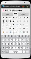 Teclado Emoji clássico imagem de tela 1