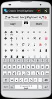 Classic Emoji Keyboard capture d'écran 3