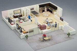 Design de casa 3D imagem de tela 2