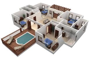 3D Home Designs Ideas اسکرین شاٹ 1