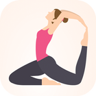 Exercícios da ioga ícone