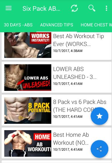 6 Ab Exercises For Six Pack Abs At Home For Android Apk