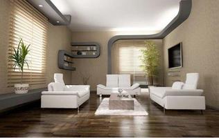 Design de interiores de casa Cartaz