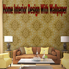 Home Interior With Wallpaper simgesi