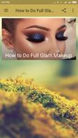 How to Do Full Glam Makeup Plakat