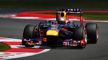 Red Bull Car Racing Wallpaper Plakat