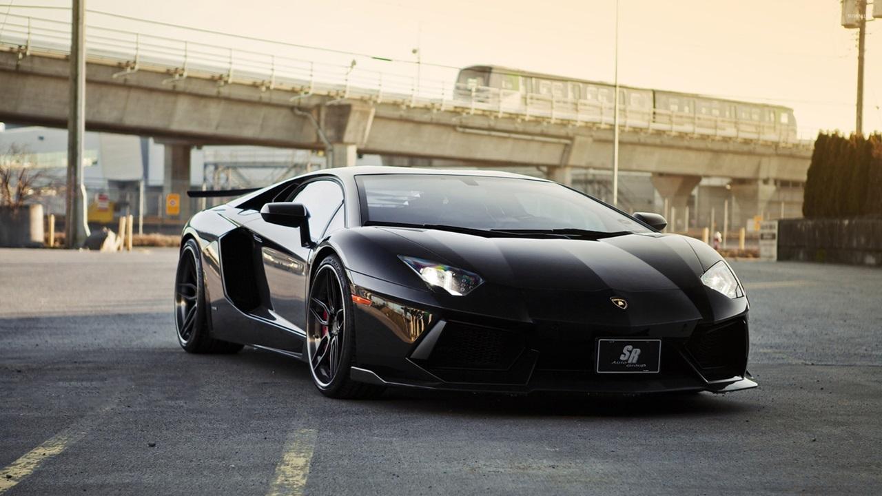 Lamborghini Aventador lp700 4 черная матовая