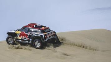 Dakar Rally Cars Wallpaper poster