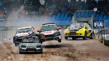 Dirt Car Rallycross Racing Wallpaper Screenshot 2