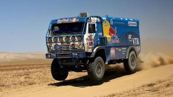 Rally Dakar Trucks Wallpaper Plakat