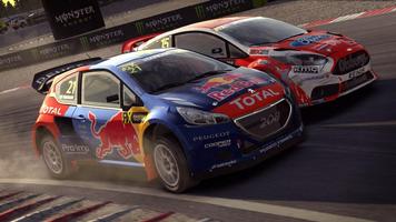 Rallycross Racing Cars Wallpaper Plakat