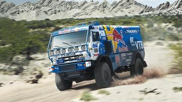Trucks Dakar Rally Wallpaper Plakat