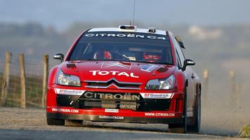 Rally racing wallpaper Plakat