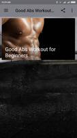 Good Abs Workout for Beginners Plakat