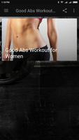 Good Abs Workout for Women Plakat