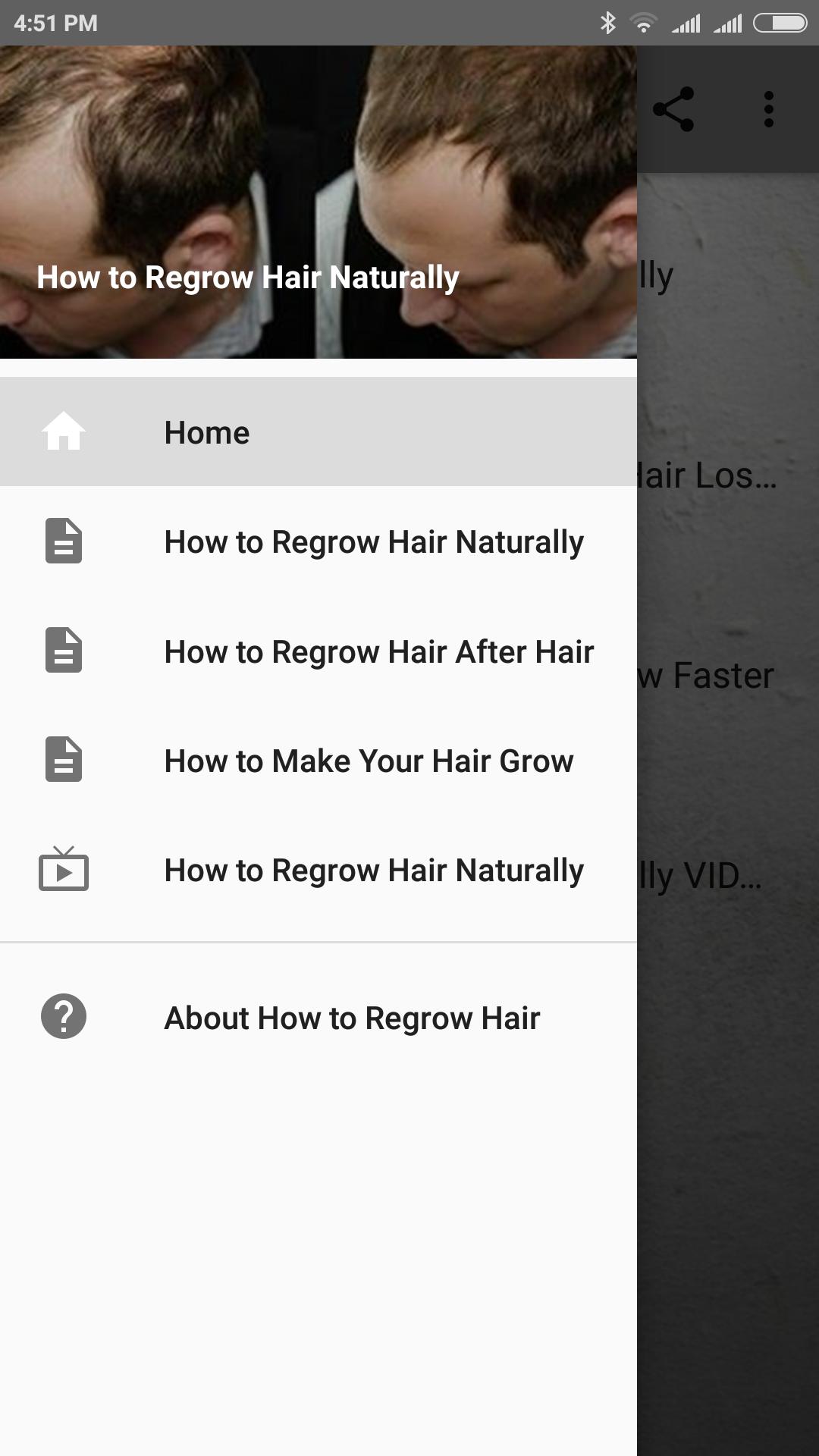 How To Regrow Hair Naturally For Android Apk Download