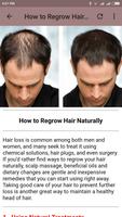 How to Regrow Hair Naturally Ekran Görüntüsü 2