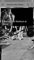 Extreme Abs Workout at Home Plakat