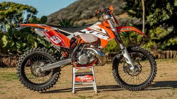 KTM Dirt Bikes Wallpaper Plakat