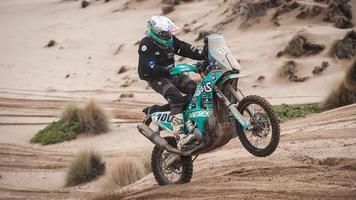 Dakar Rally Motorcycle Racing الملصق