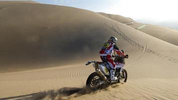 Poster Dakar Rally Bike Wallpaper