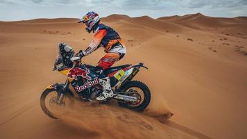 Dakar Rally Bike Wallpaper تصوير الشاشة 1